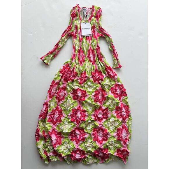 Alquema - 3/4 Sleeve Smash Pocket Dress in Protea Size 1 Small - Picture 1 of 6